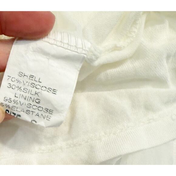 Angela Moda Blouse Size Small White Lace Embroidered Romantic Boho Sundance NEW - Picture 9 of 12